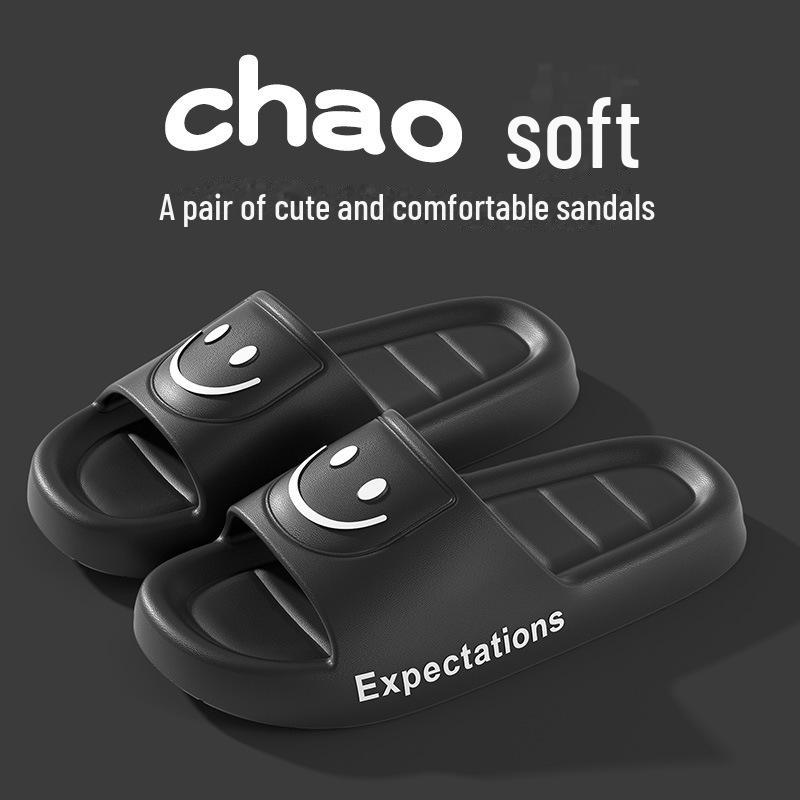 Женские летние тапочки-дезодоранты с нескользящей подошвой - Мягкие домашние сандалии для пар