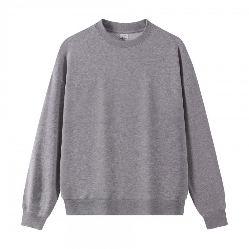 Mens Oversized Hooded Zip-Up Sweatshirt 420g Heavyweight Cotton Fleece Pullover Casual Streetwear
