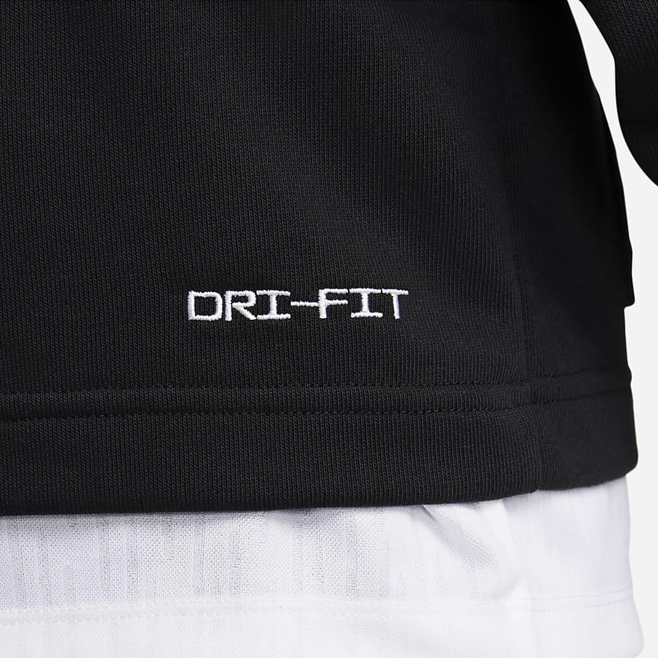 Nike Однотонный повседневный свитер с V-образным вырезом и длинным рукавом, мужские топы, черный FB5465-010