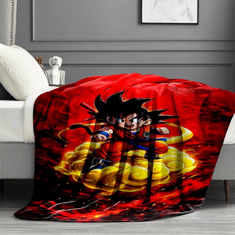 Anime Print Blanket - Soft & Comfortable, for Bedroom, Travel, Sofa, Home Decoration - Birthday Christmas Gift for Friend