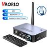 VAORLO NFC Bluetooth 5.1 Audio Receiver Transmitter 3.5mm AUX RCA Wireless Stereo Music Adapter FM Radio U Disk/TF Card Player With IR Remote