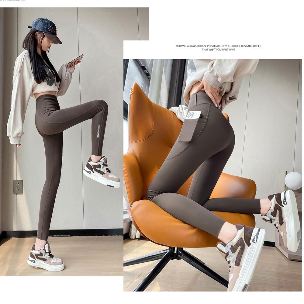 Yodilala Yoga Long Sports Stress Beautiful Size L Women's Leggings, Pants, Sweat-Wicking, Quick-Drying, Mesh-Lined, High-Waisted, Fitness, Running,