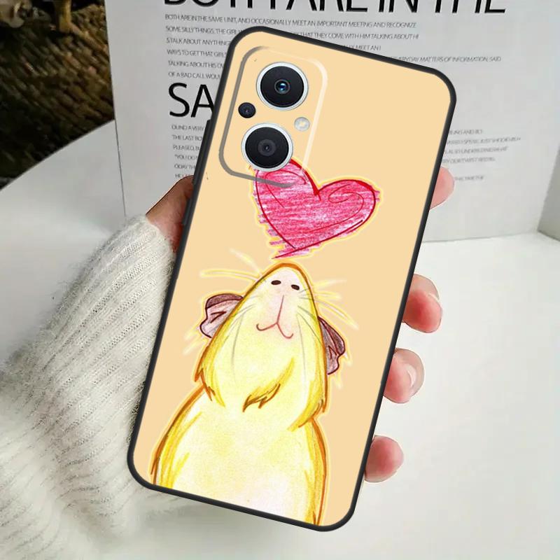 Милый Мультяшный Морская Свинка Чехол для Телефона Для OPPO Reno 8T 14F 13 F 12 11 10 14 Pro 7 8 Lite OPPO Find X8 X6 X5 X9 Pro Чехол