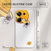 Чехол для телефона с мультяшным красочным узором, квадратный, жидкий, силикон, TPU, полное покрытие камеры, противоударный защитный чехол для Xiaomi Redmi iPhone
