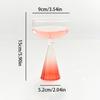Transparent Irregular Shape Dessert Glass Goblet Gradual Colorful Ice Cream Cup