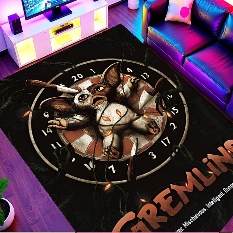 Gizmo (Gremlins) Print Rug, Washable Floor Carpet, For Entryway Dorm Laundry Room Office Study, Home Decor Birthday Christmas Gift