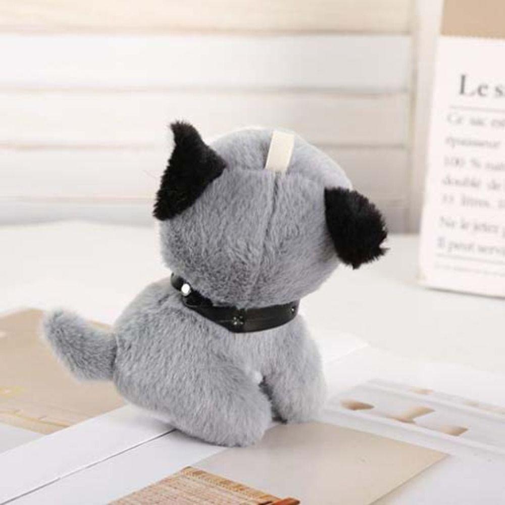 Simulation Dog Plush Pendant Cute Cartoon Animal Pendant Simulation Dog Plush Keychain Key Decor