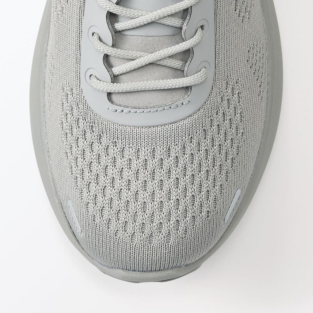 Кроссовки MUJI, удобные для ходьбы, с изогнутой подошвой, BI00WA4A, светло-серые, см, мужские, 26,5