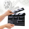 30x27cm Movie Clapboard Clapperboard Sturdy Wooden Film Shooting Director Clapperboards Cinema Video Scene TV Pography Studio