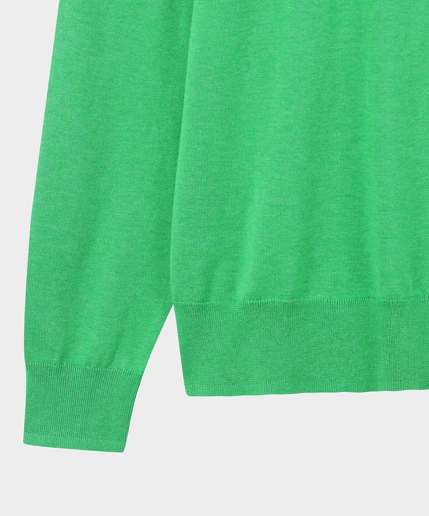 BROOKS BROTHERS Supima Cotton Crew Neck Sweater (Green) (Bbwrmm8660Ifs)