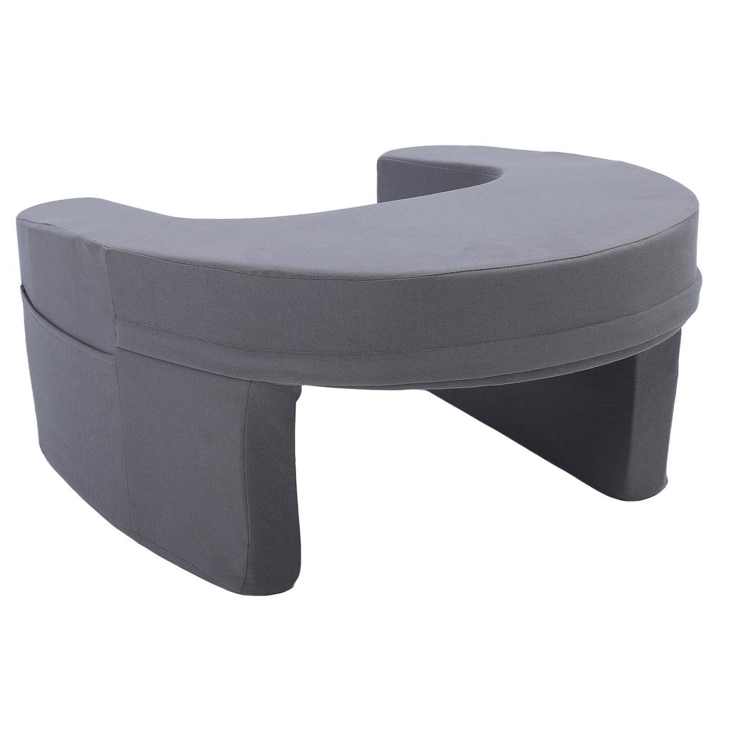 Подушка для чтения на коленях с боковыми карманами, пена с эффектом памяти, очень большая подлокотник, подушка для игр на коленях