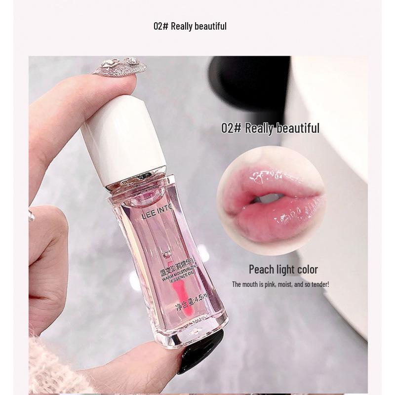 LEEINTO Thermochromic Moisturizing Essence Lip Gloss and Balm - Hydrates & Fades Lip Lines