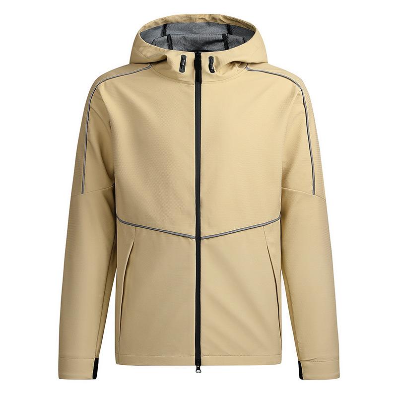 Minimalist Jacket Men's Hooded Loose Spring and Autumn Versatile Commuter Baseball Uniform Casual Men's Jacket Breathable Work Casual Jacket