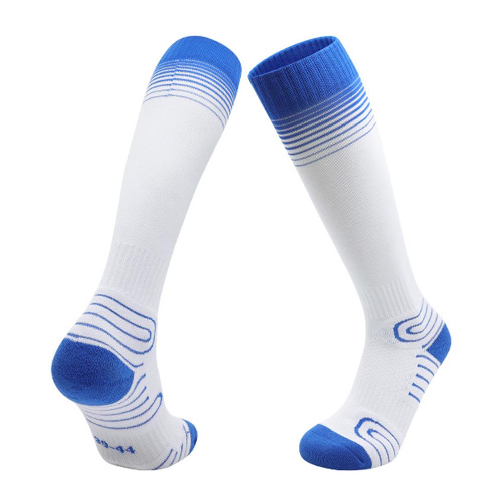 PORFIN 1 Pair M Size 34 - 38 Professional Football Socks Breathable High Tube Thickened Training Socks