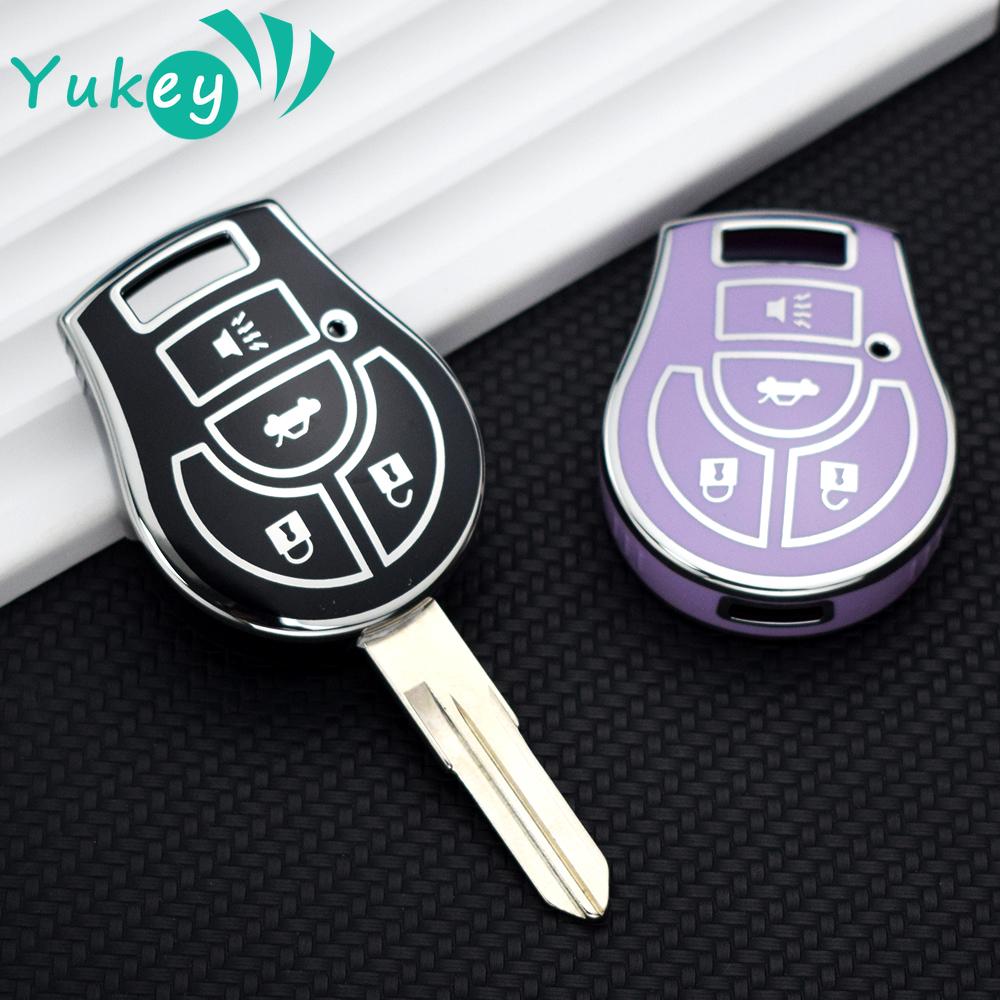 Чехол для автомобильного ключа из ТПУ для Nissan Versa March Tiida Altima Armada Cube Juke Maxima Pathfinder Rogue Sentra Shell Fob Holder Bag