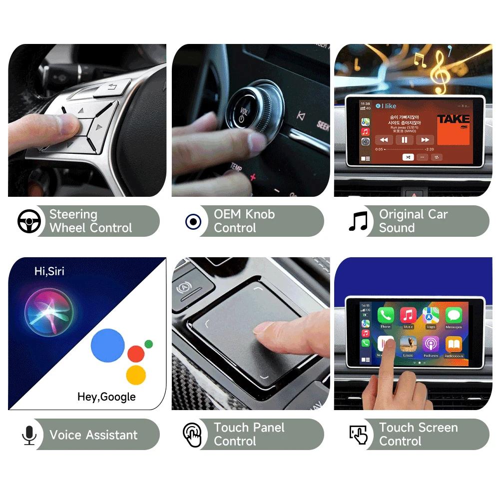 CarlinKit 5.0 2AIR Беспроводной CarPlay Android Auto Беспроводной Адаптер Spotify Для Mazda Toyota Mercedes Peugeot Volvo Kia 4 в 1 Коробка