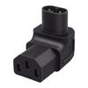 IEC320 C8 To C13 Power Cord Adapter Male To Female Conversion Plug Upward Angled for Easy Connection JD46