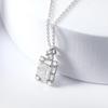 D Color 5*7MM 1CT  Emeralds Radiant Cut Moissanite Necklace Pendant For Women S925 Silver Diamond Neck Chain Fine Jewelry