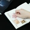 Креативный блокнот серии «Темная Ночь Планет» в форме Луны с вырезами – Трехскладная книга для деловых записей