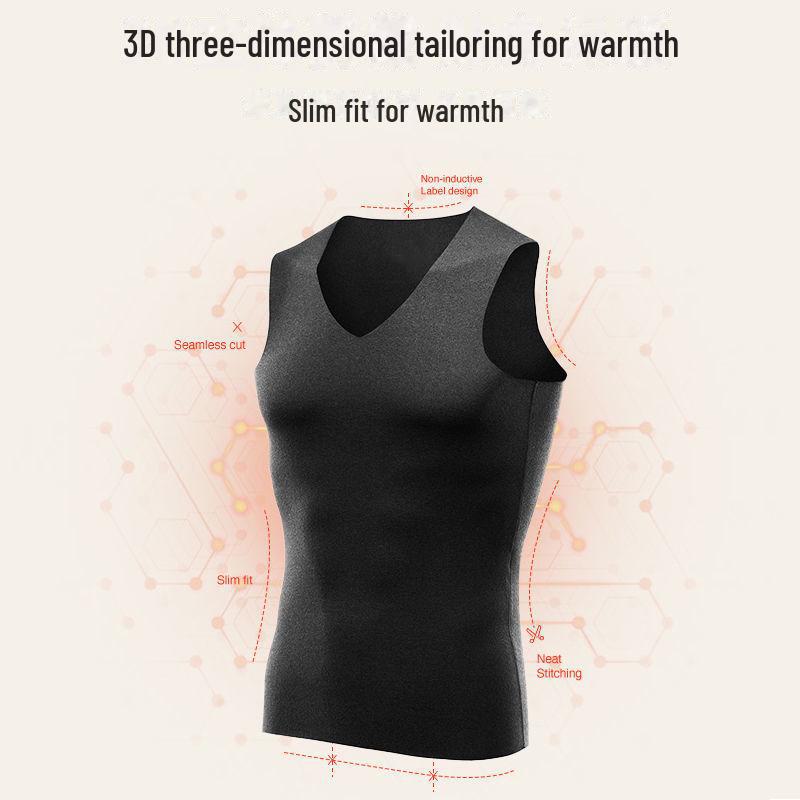 Парный терможилет из немецкого бархата и бесшовная нижняя рубашка