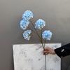 5 Heads Artificial Hydrangea Flowers Snowball Viburnum Fake Floral Props  Wedding Decoration