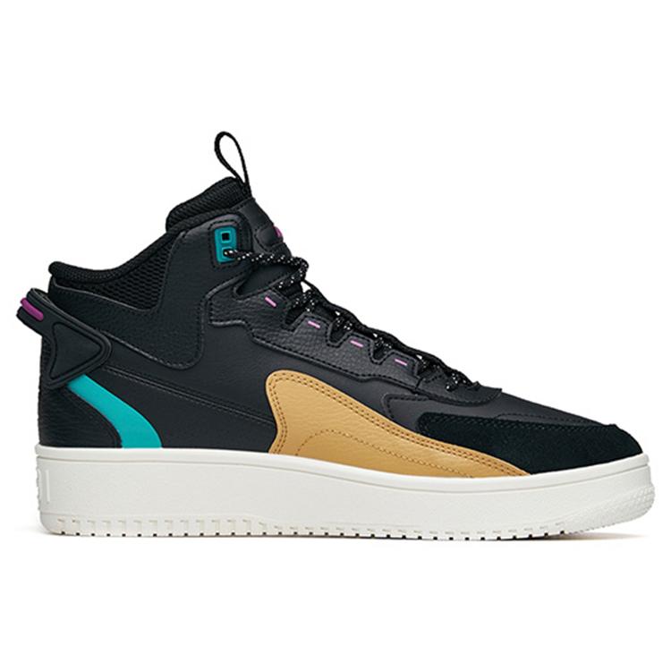 Anta Comfortable Coverage Slip Resistant Cushioning Abrasion Resistant High top Skateboard Shoes Men's 112148013R-3