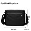 Men's Waterproof Oxford Cloth Crossbody Shoulder Bag - Large Capacity Canvas Messenger Backpack