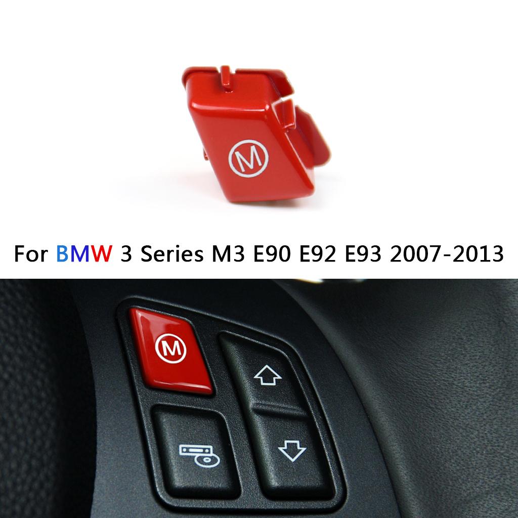 Крышка переключателя кнопки M на руль для BMW 3 серии M3 E90 E92 E93 2007-2013, сменная крышка, аксессуары Para El Coche