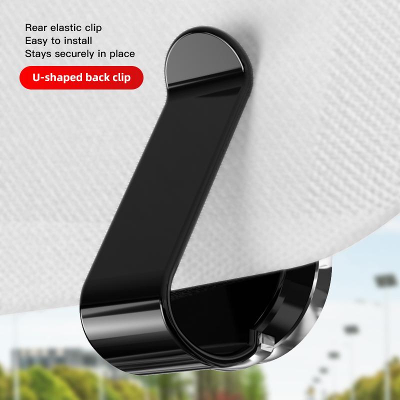 Car Glasses Storage Clip Holder Sun Visor Sunglasses Clamp Hubcap For Mercedes Benz AMG GLE GLC CLA GLK W206 W204 W205 W211 W203 DQRST1