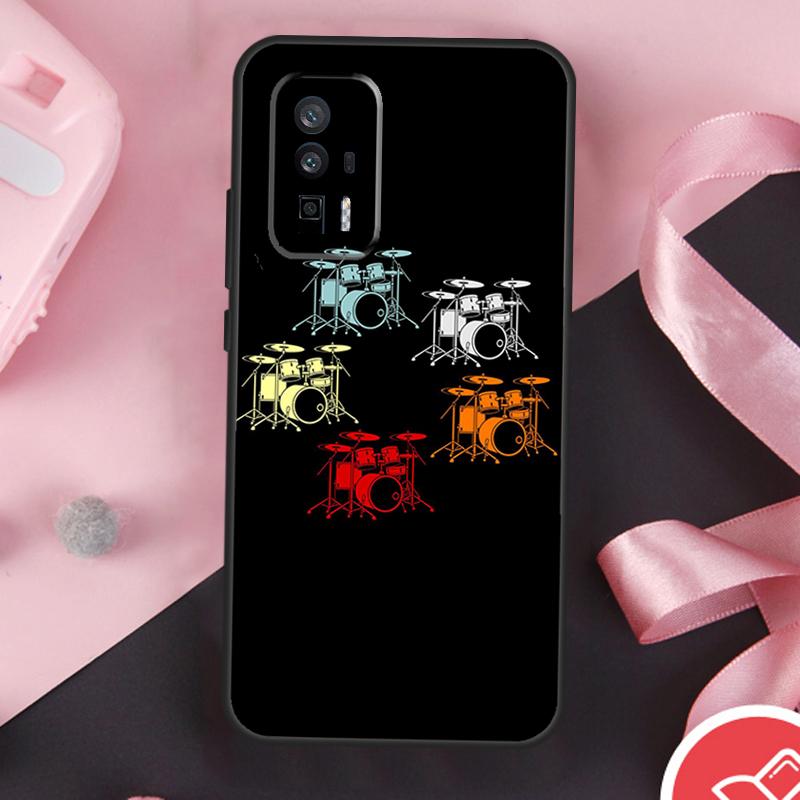 Чехол для телефона Xiaomi 15 Ultra Mi 13 14 11T 12T 13T 14T Pro POCO F7 F5 F6 X3 X5 X6 X7 Pro с рисунком Барабан Барабанщик Музыка DJ