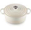 Cast Iron Roaster Le Creuset Signature Round 26 Cm Meringue 5.3 L (21177267164430)