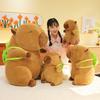 Capibara Plush Toy Turtle Backpack Capybara Doll Pillow Guinea Pig Doll Gift Ragdoll