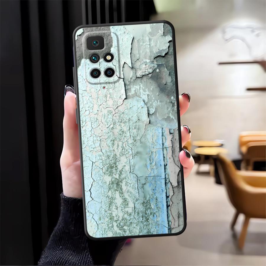 Ретро-кейс с ржавыми пятнами для Xiaomi Redmi 9A 9C A5 A1 A2 Plus 10 K40 K50 Gaming 13C 12C K60 9T 12 Чехол для телефона Funda