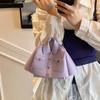 Personalized Solid Color Clothes Shaped Crossbody Bag PU Leather Harajuku Chain Shoulder Bag Coat Tote Bag Women Handbag Daily