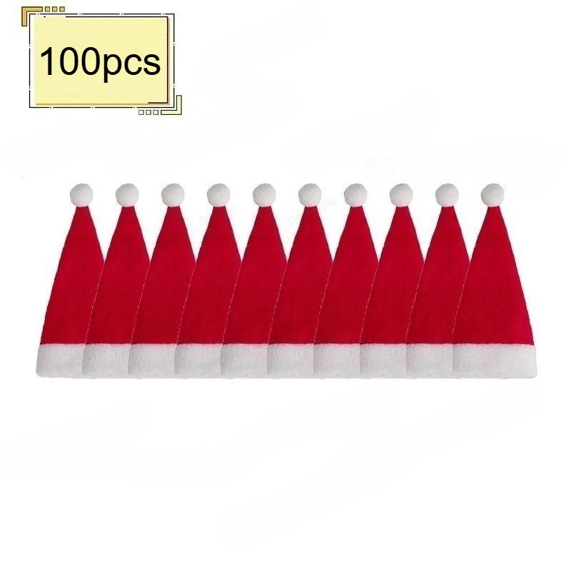 1/3/5/10/20/50/100 шт. Рождественское украшение, держатель для столовых приборов, мешочек, рождественская шляпа, мешочек для вилки, ножа, столовых приборов, рождественское украшение для дома, кухни, орнамент, Навидад, Новый год