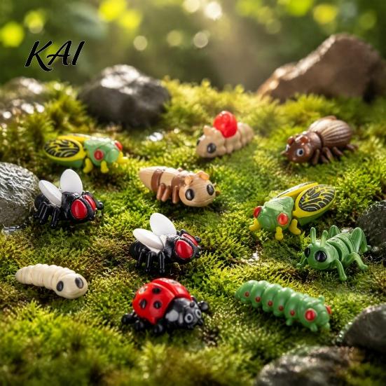 Advent Calendar for Kids 2026 Christmas Calendar, 24 Days 3D Printed Insect Fidget Toy Countdown Flexible Limb Play Sets Pcs Mini Articulated Animals
