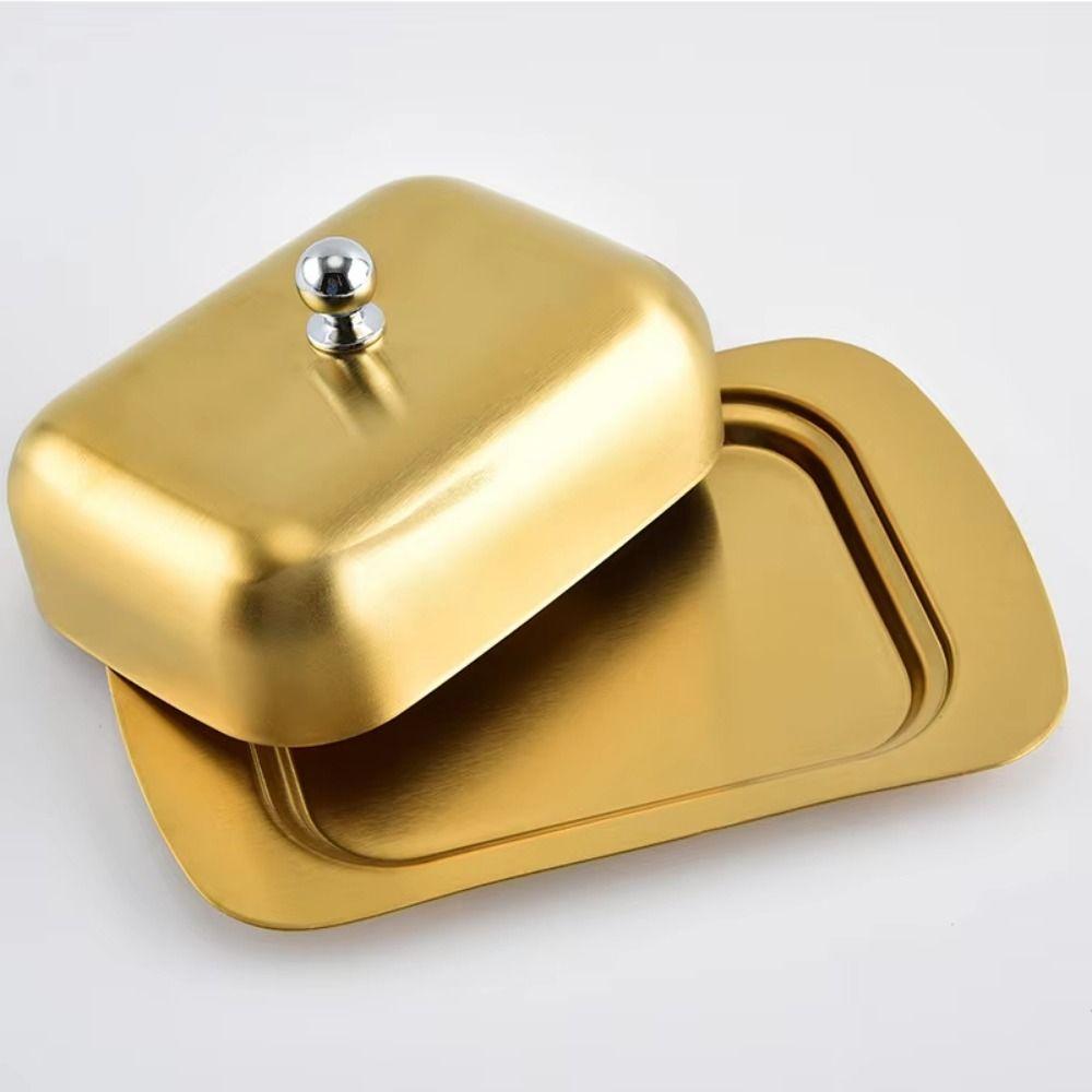 Food Grade Butter Tray Large Capacity Cheese Container Butter Storage Box Tableware Dessert Tray