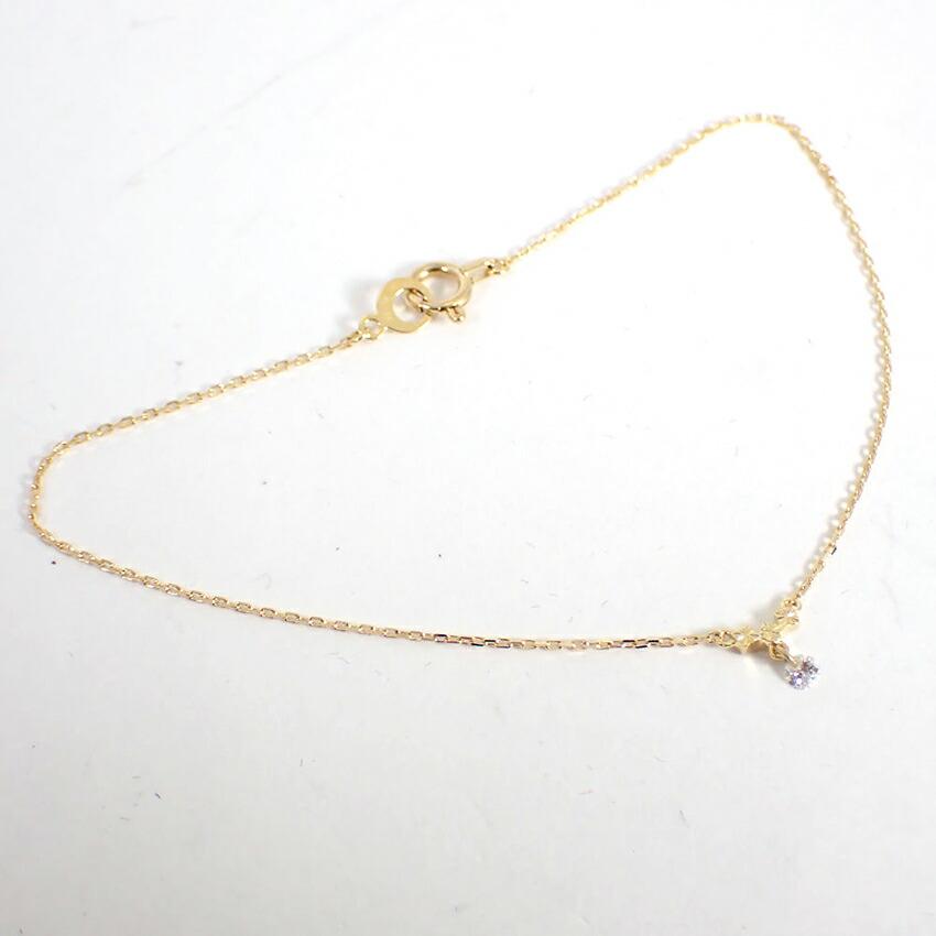 [Pre-owned] AHKAH 750 Diamond Bracelet/j66-8