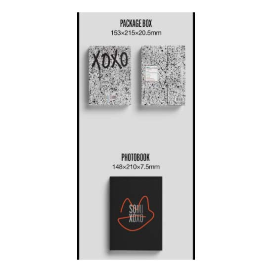 JEON SOMI Первый альбом XOXO (Pink Ver, White Ver.)