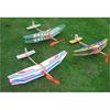 1Pc Delicate Souptoys Powered Glider Biplane Assemble Aircraft Plane Toy Kid Education Toy Rubber Band
