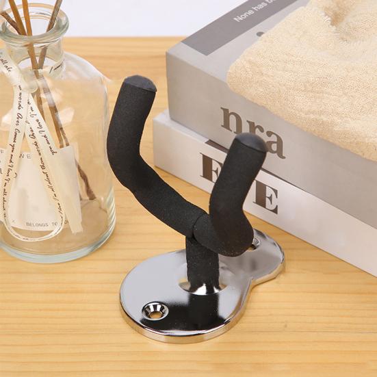 1 Set Guitar Hanger Hook Holder Strong Load-bearing Easy Installation Musical Instrument Organizer Storage Hook for Studio