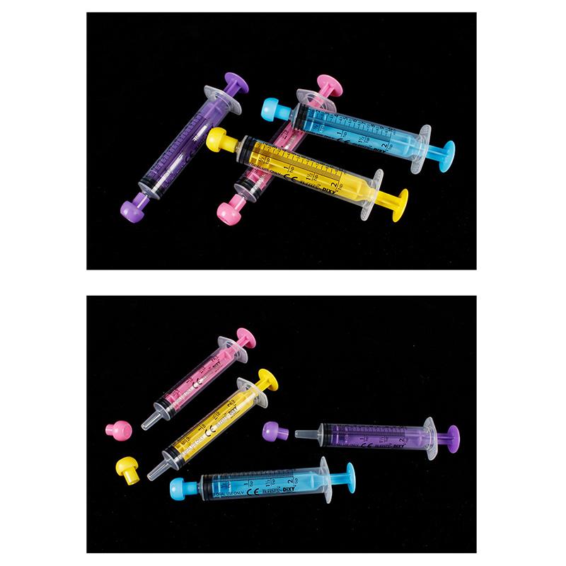 5Pcs Measurement Syringe With Cap, For Scientific Labs, Liquid Dispensing, Pet And Party Supplies, Oral Liquid 5Cc/5Ml-10Cc/10Ml