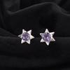 Iolite Gemstone 925 Sterling Silver Jewelry Handmade Stud Earrings0.44" For Gift EE-175-16