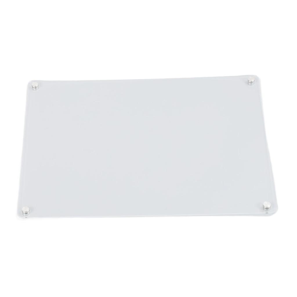 Acrylic Dry Erase Board Clear Rounded Edges Magnetic Installation Blank Memo Dry Erase Whiteboard