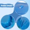 Судно для пожилых людей Контейнер для мочи Прикроватный туалет Многоразовый Домашний Горшок Прочный Толстый Сверхпрочный