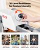 Magnetic Rowing Machine,16-Level Quiet Resistance Adjustable, Foldable Rower Machine for Home, 158kg Weight Capacity, Row Machines with Dual-Slide