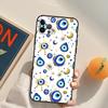 Чехол-футляр 'Сглаз' для iPhone 16 Pro Max 14 11 12 13 15 Pro Max Mini XR 16e 15 16 Plus