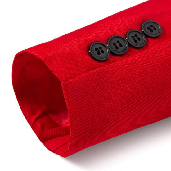 Формальный блейзер однотонный отложной воротник на одной пуговице четыре сезона приталенный карманы пиджак для костюма для свадьбы