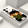 Чехол-кейс для телефона с милым котиком-тюльпаном для Xiaomi Poco F8 F7 X7 X6 F6 M6 M5 M5S F5 X5 F4 X4 M4 F3 M3 X3 Pro 4G 5G GT Силиконовый чехол