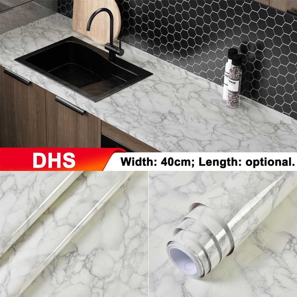29 Styles Marble Wallpaper Home Decor Films PVC Waterproof Stickers Self-adhesive Doors Cabinet Modern Furnitures Wall Decoration